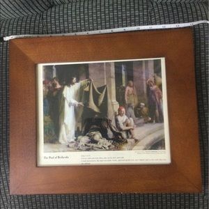 Bible art picture frame